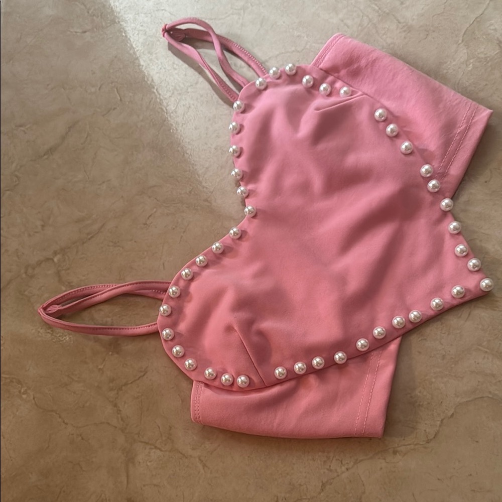 Pink heart top